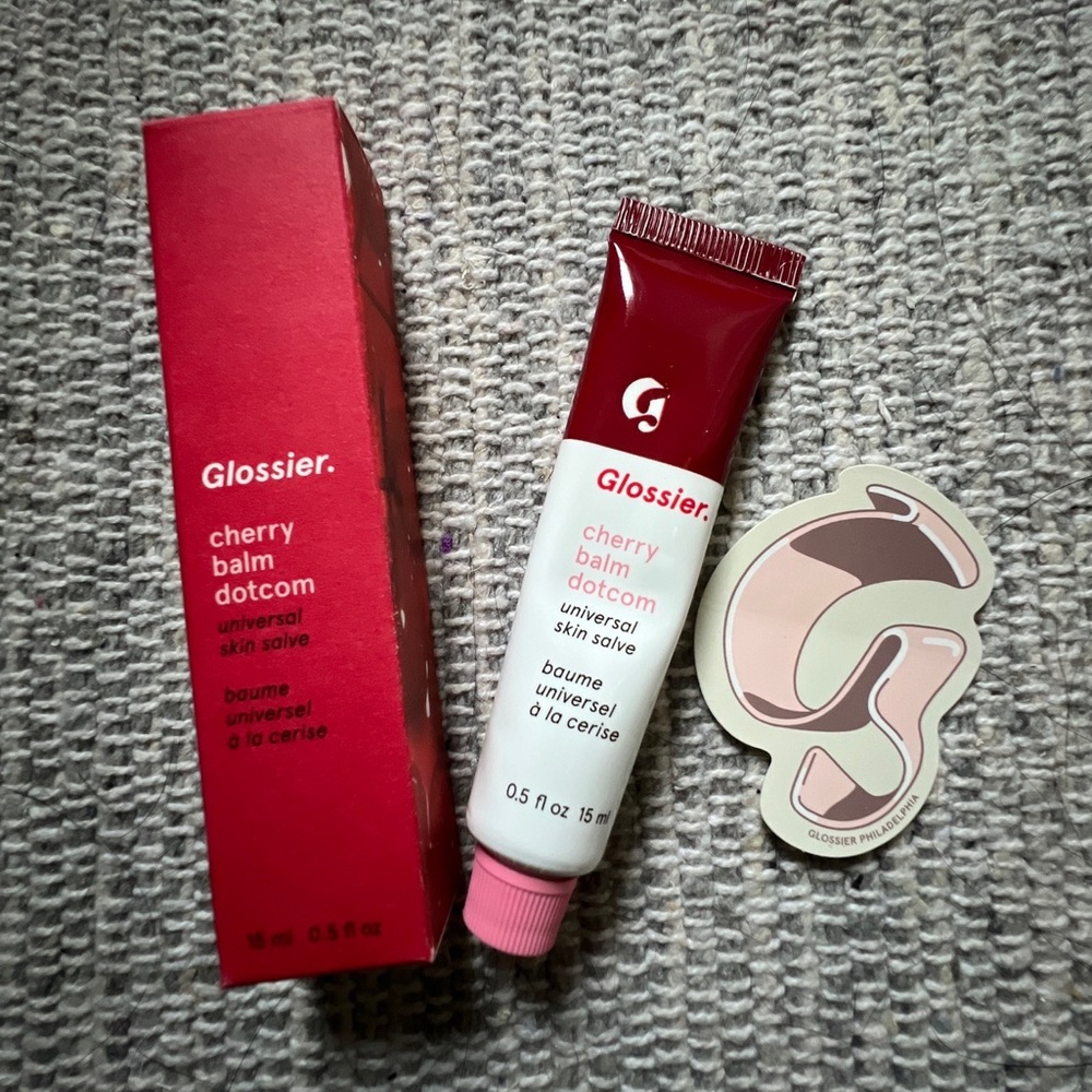 BNIB Glossier Balm Dotcom Cherry (Discontinued)